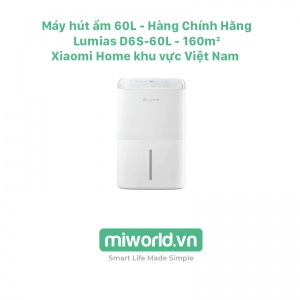 Máy Hút Ẩm 60L Lumias D6S-60L - 160m²