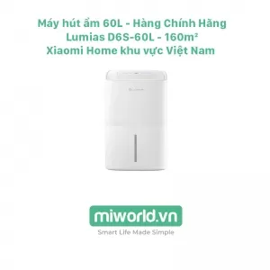 Máy Hút Ẩm 60L Lumias D6S- 60L - 160m²