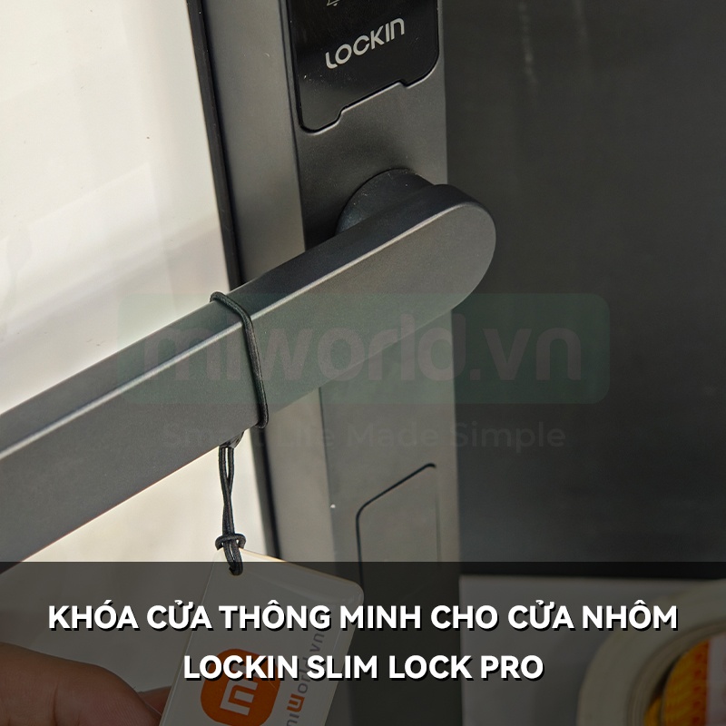 Khóa Cửa Thông Minh Cho Cửa Nhôm Lockin Slim Lock Pro