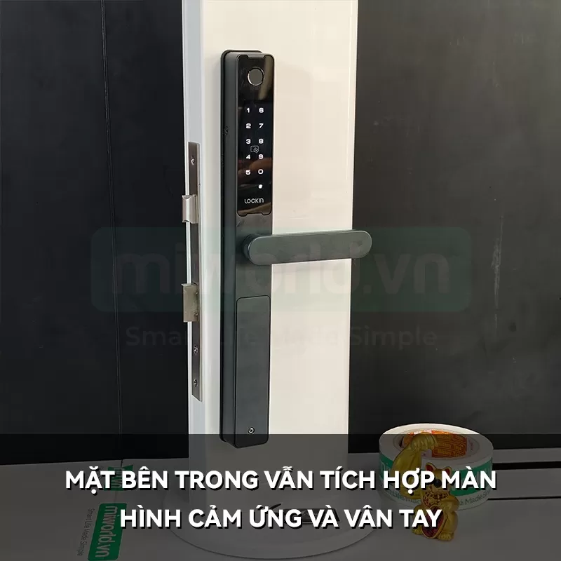 Khóa Cửa Thông Minh Cho Cửa Nhôm Lockin OLA Slim Lock Pro