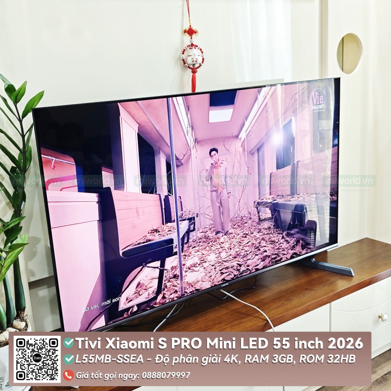 Tivi Xiaomi S PRO Mini LED 55 inch 2026 - Bản Quốc Tế Phân Phối Chính Hãng DGW (L55MB-SSEA)