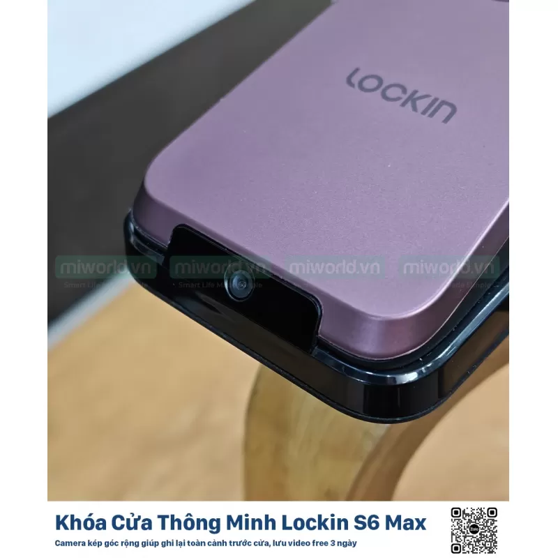 Khóa Cửa Thông Minh Lockin S6 Max – Hàng Phân Phối Chính Hãng