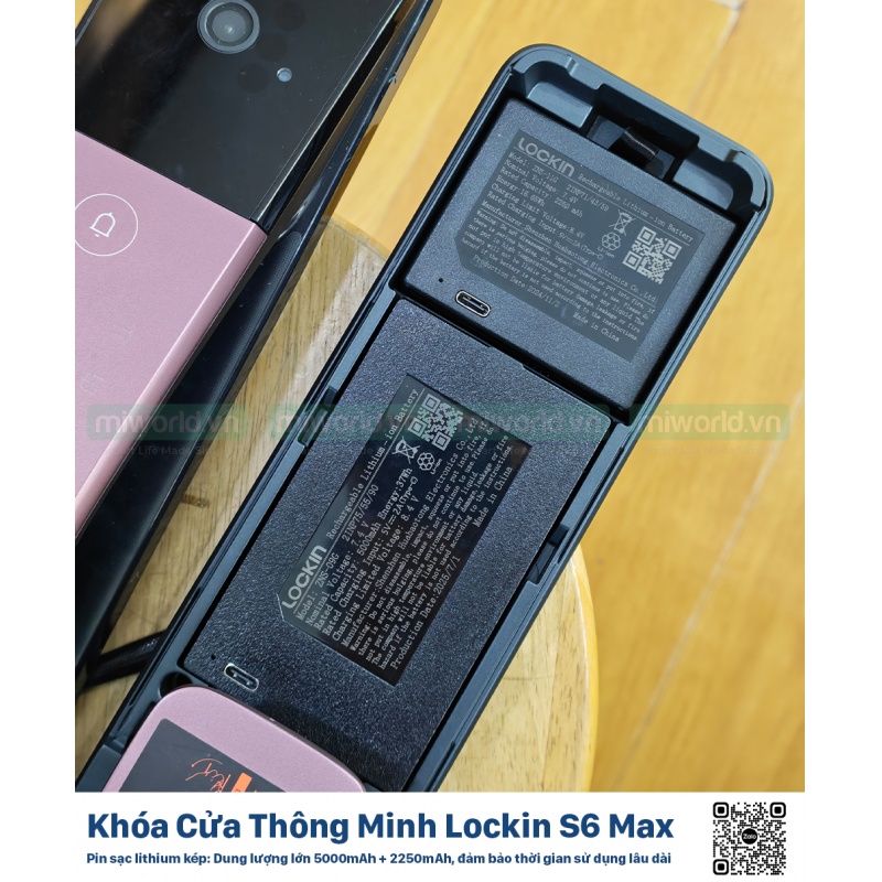 Khóa Cửa Thông Minh Lockin S6 Max – Hàng Phân Phối Chính Hãng