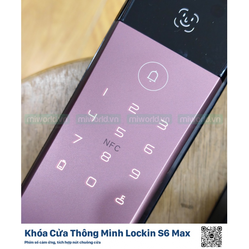 Khóa Cửa Thông Minh Lockin S6 Max – Hàng Phân Phối Chính Hãng