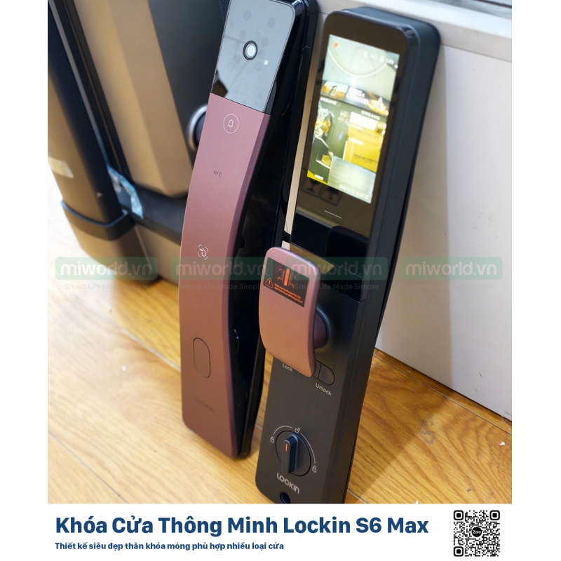 Khóa Cửa Thông Minh Lockin S6 Max – Hàng Phân Phối Chính Hãng