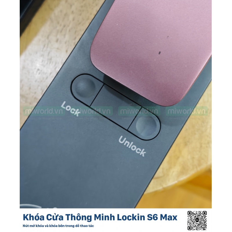 Khóa Cửa Thông Minh Lockin S6 Max – Hàng Phân Phối Chính Hãng