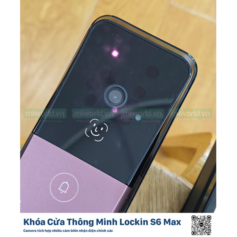 Khóa Cửa Thông Minh Lockin S6 Max – Hàng Phân Phối Chính Hãng
