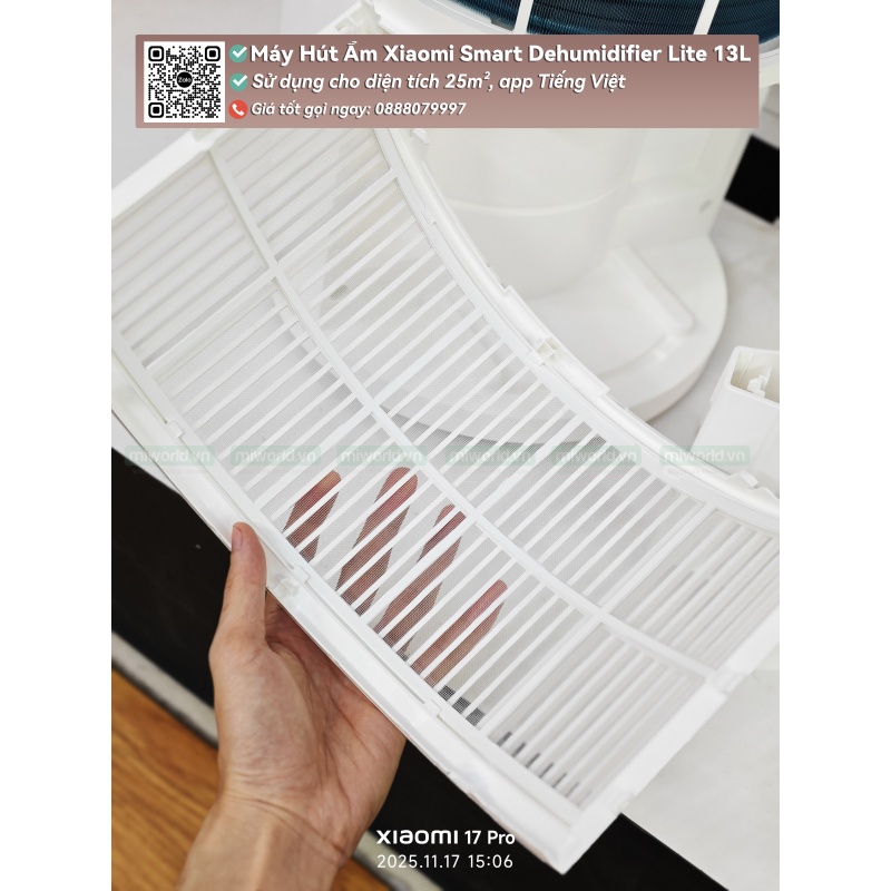 Máy Hút Ẩm Thông Minh Xiaomi Smart Dehumidifier Lite 13L Bản Quốc Tế - Hàng Chính Hãng DGW