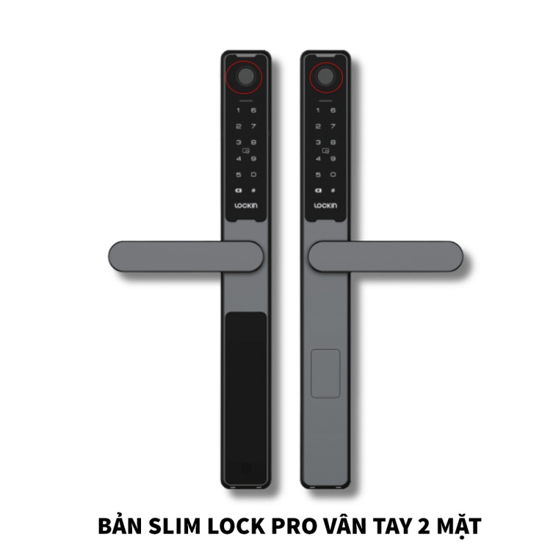 Khóa Cửa Thông Minh Cho Cửa Nhôm Lockin OLA Slim Lock Pro