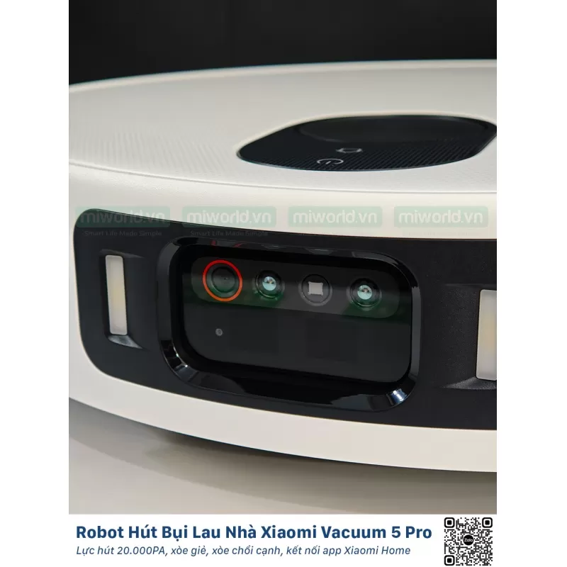 Robot Hút Bụi Lau Nhà Xiaomi Robot Vacuum 5 Pro Bản Quốc Tế - Phân Phối Chính Hãng