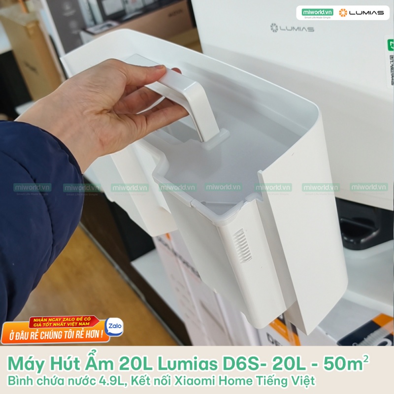Máy Hút Ẩm 20L Lumias D6S- 20L - 50m²