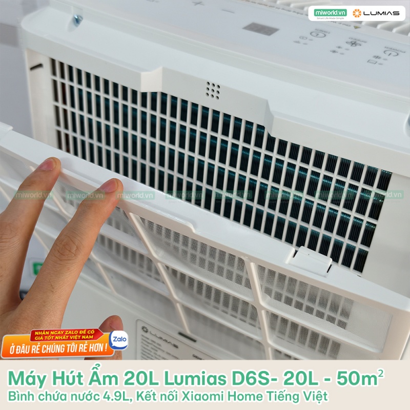Máy Hút Ẩm 20L Lumias D6S- 20L - 50m²