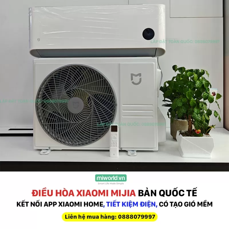 Điều Hòa Thông Minh XIAOMI MIJIA Air Conditioner Pro Eco Inverter 1.5HP Bản Quốc Tế - Hàng Phân Phối Chính Hãng