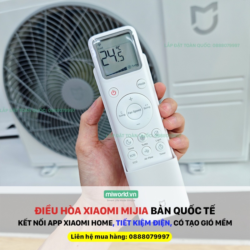 Điều Hòa Thông Minh XIAOMI MIJIA Air Conditioner Pro Eco Inverter 1.5HP Bản Quốc Tế - Hàng Phân Phối Chính Hãng
