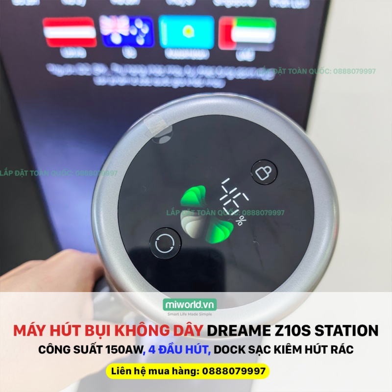 Máy Hút Bụi Không Dây Dreame Z10S Station Tự Động Đổ Bụi