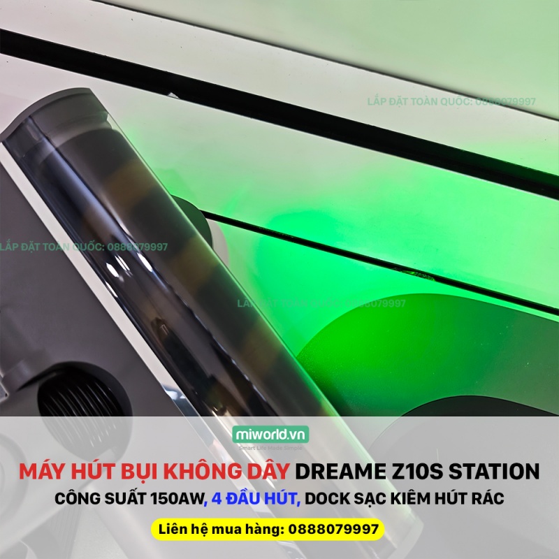Máy Hút Bụi Không Dây Dreame Z10S Station Tự Động Đổ Bụi