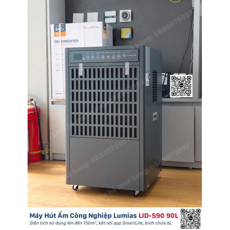 Máy Hút Ẩm Công Nghiệp 90L Lumias LID-S90 - 150m²