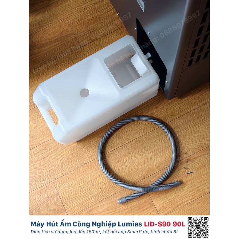 Máy Hút Ẩm Công Nghiệp 90L Lumias LID-S90 - 150m²