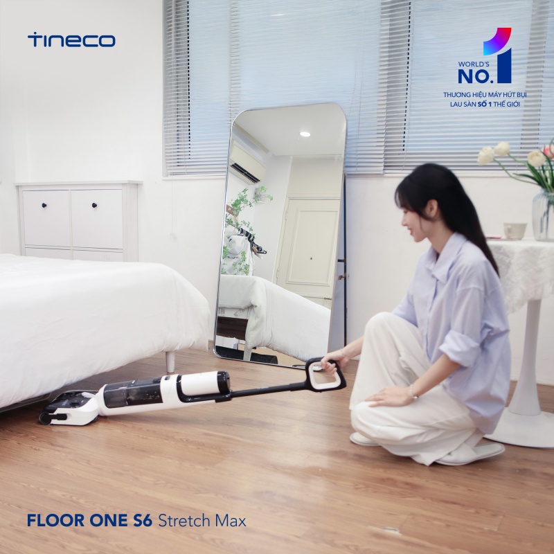 Máy hút bụi lau sàn khô ướt Tineco Floor One S6 Stretch Max