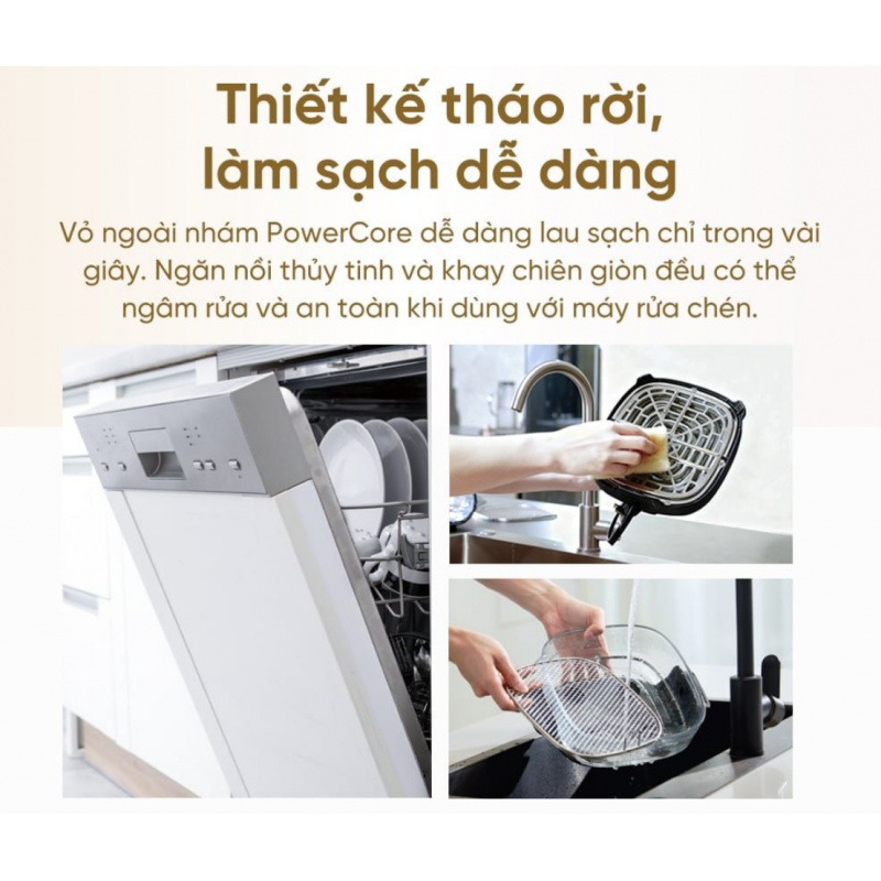 Nồi chiên không dầu Dreame Tasti PT60