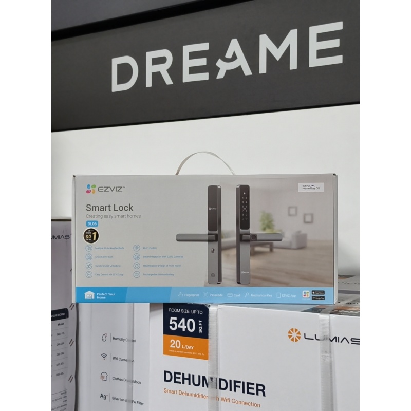 Khóa Thông Minh Ezviz DL06 - Lắp Cho Cửa Nhôm