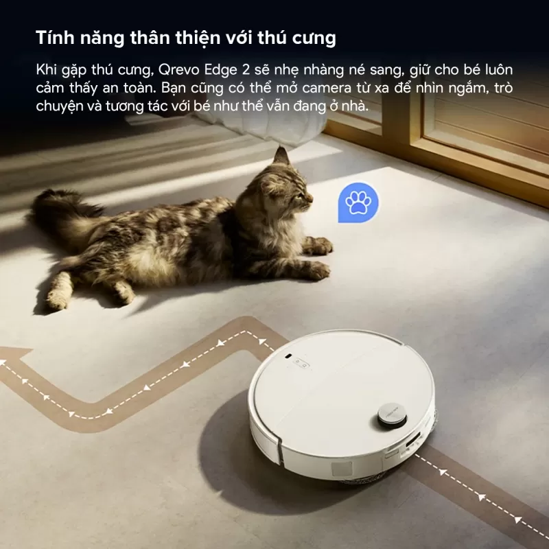 Robot hút bụi lau nhà Roborock Qrevo Edge 2 – Bản Quốc Tế