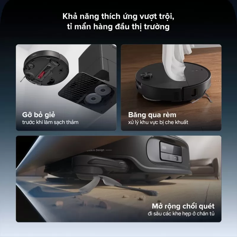 Robot hút bụi lau nhà Roborock Qrevo Edge 2 – Bản Quốc Tế
