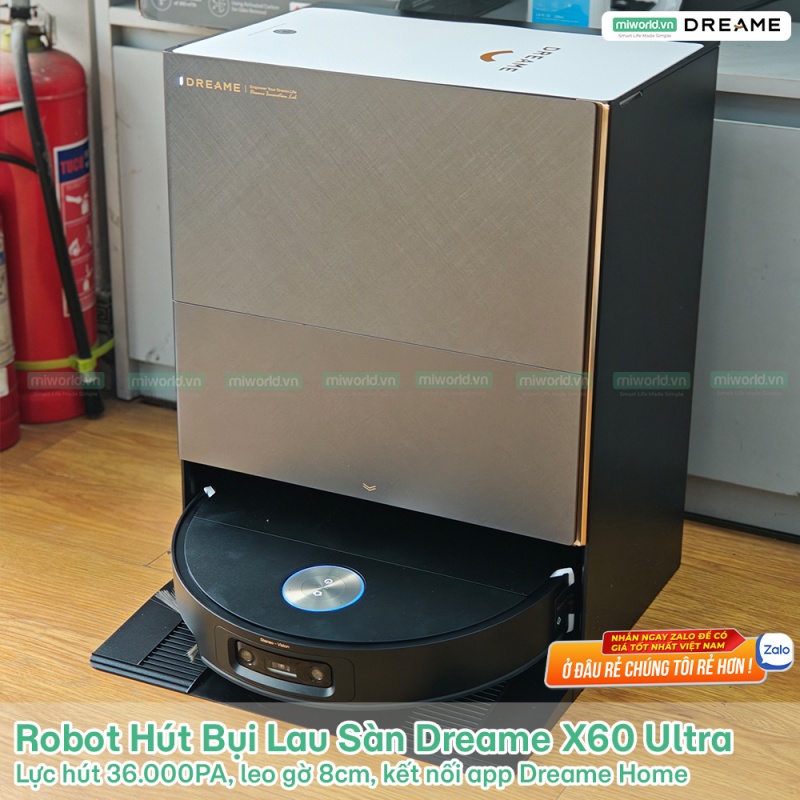 Robot Hút Bụi Lau Sàn Chuyên Dụng Dreame X60 Ultra - Bản Quốc Tế