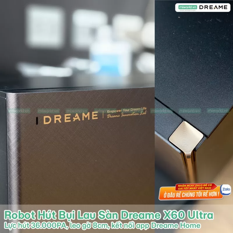 Robot Hút Bụi Lau Sàn Chuyên Dụng Dreame X60 Ultra - Bản Quốc Tế