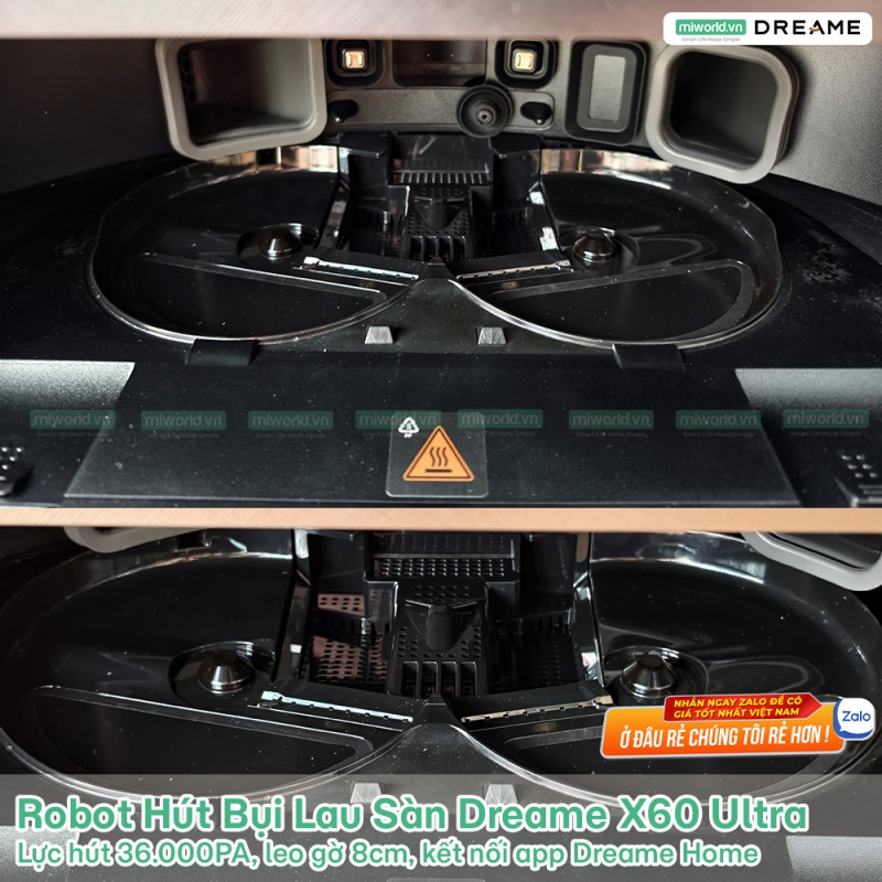 Robot Hút Bụi Lau Sàn Chuyên Dụng Dreame X60 Ultra - Bản Quốc Tế