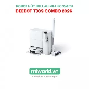 Robot hút bụi lau nhà và máy hút bụi cầm tay Ecovacs Deebot T30S Combo 2026