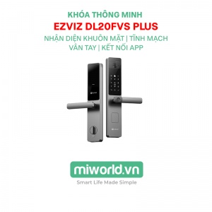 Khóa Thông Minh Ezviz DL20FVS Plus Nhận Diện Khuôn Mặt Và Tĩnh Mạch