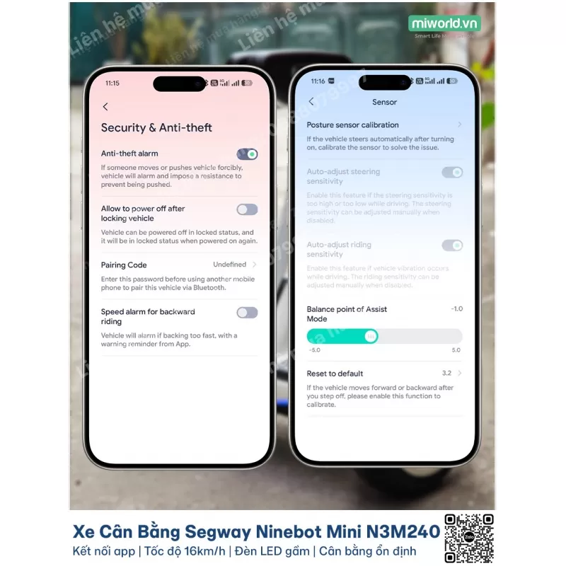 Xe Cân Bằng Segway Ninebot Mini N3M240