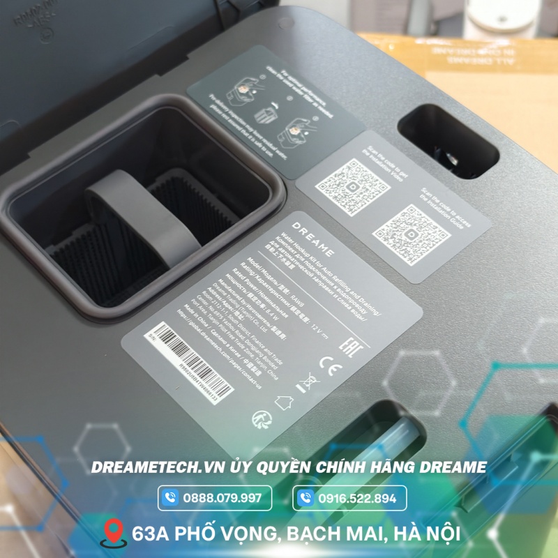 Bộ bơm xả nước tự động Dreame Aqua 10 Pro Track/ Aqua10 Roller RAW8