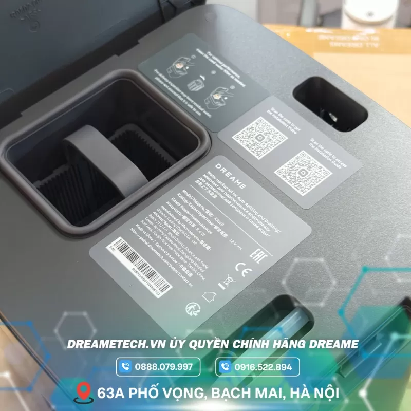 Bộ bơm xả nước tự động Dreame Aqua 10 Pro Track/ Aqua10 Roller RAW8