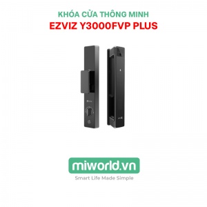 Khóa cửa thông minh EZVIZ Y3000FVP Plus, nhận diện Face ID, tĩnh mạch lòng bàn tay