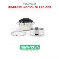 Nồi áp suất Lumias dung tích 3L LPC-068, kèm khay hấp