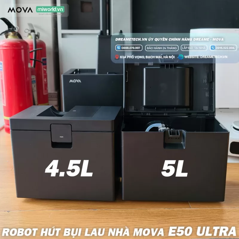 Robot hút bụi lau nhà MOVA E50 Ultra