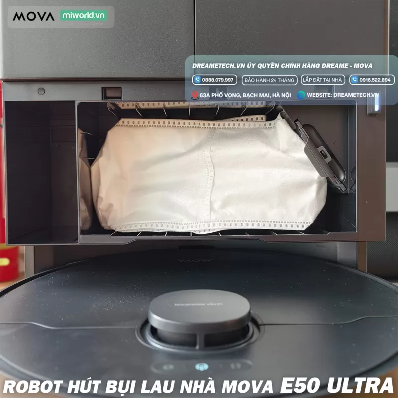 Robot hút bụi lau nhà MOVA E50 Ultra