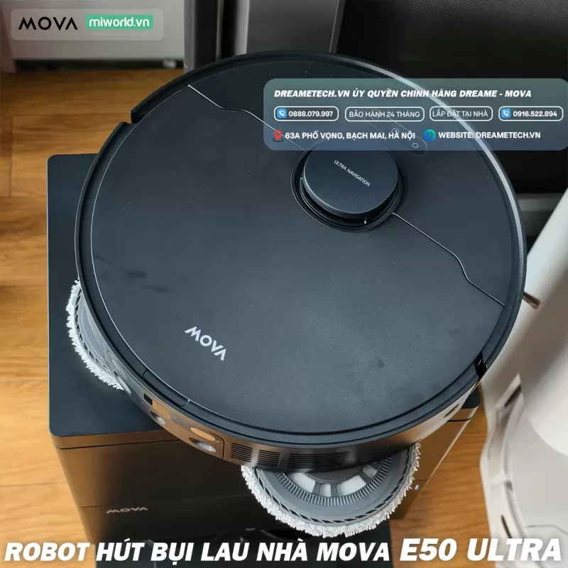 Robot hút bụi lau nhà MOVA E50 Ultra