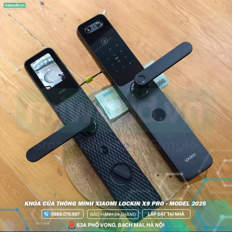Khóa Cửa Thông Minh Xiaomi Lockin X9 Pro - Model 2025