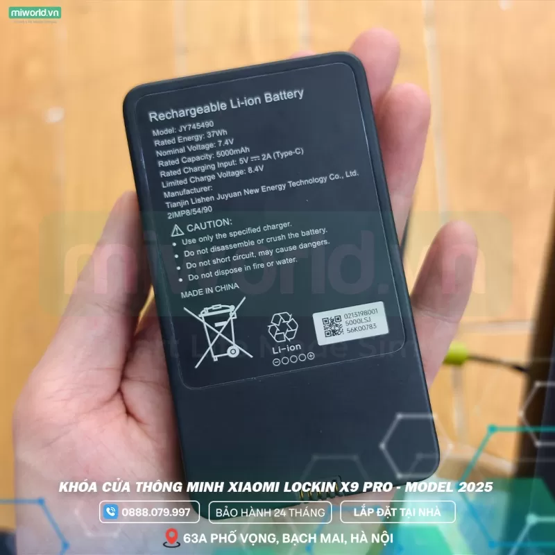 Khóa Cửa Thông Minh Xiaomi Lockin X9 Pro - Model 2025