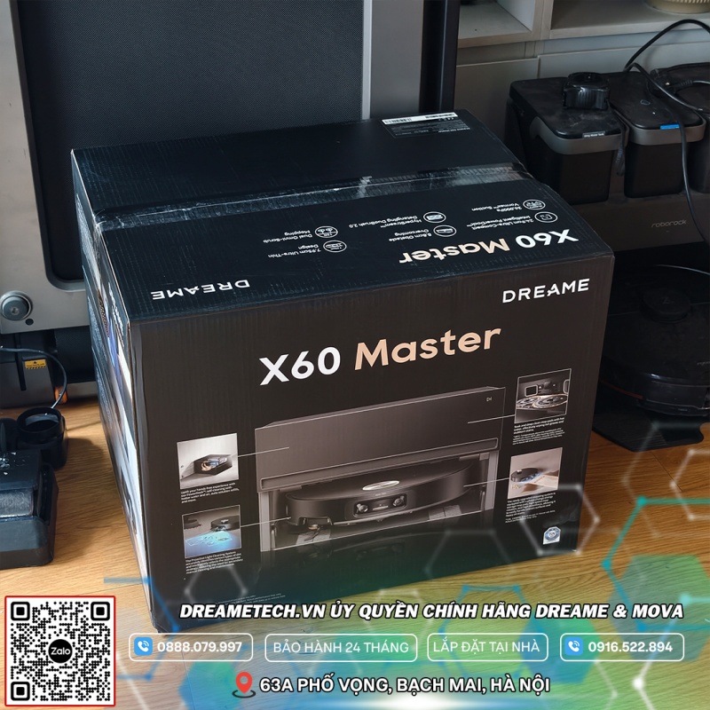 Robot Hút Bụi Lau Nhà Dreame X60 Master