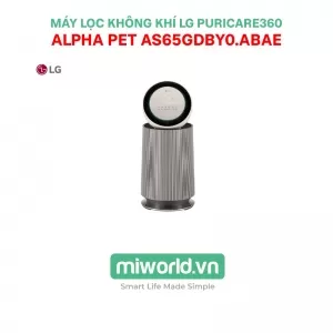 Máy lọc không khí LG PuriCare360 Alpha PET AS65GDBY0.ABAE - 48W, 61.2㎡