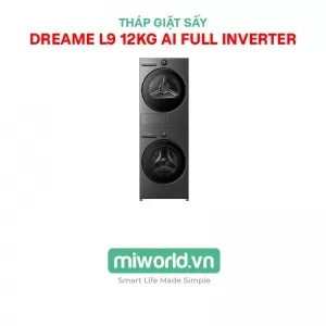 Tháp Giặt Sấy Dreame L9 12KG AI Full Inverter