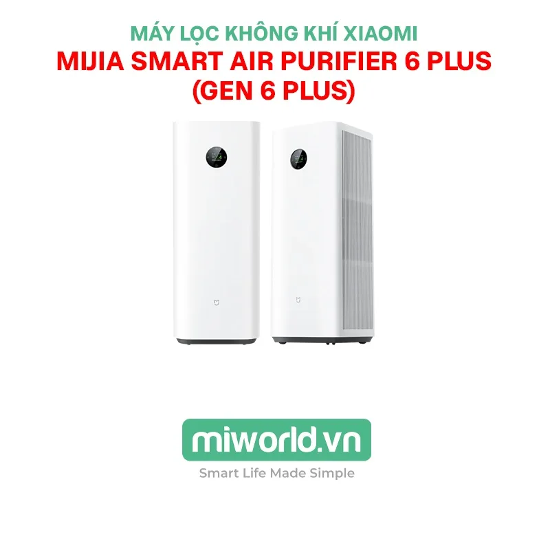 Máy Lọc Không Khí Xiaomi Mijia Smart Air Purifier 6 Plus (Gen 6 Plus) - Hàng Chính Hãng