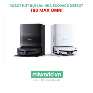 Robot hút bụi lau nhà Ecovacs Deebot T80 Max Omni – Bản Quốc Tế