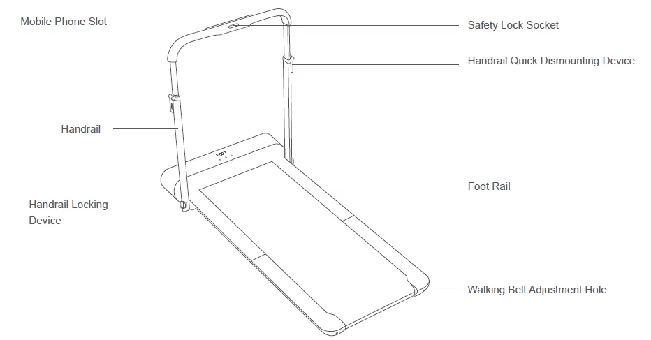 Máy chạy bộ nhỏ gọn Xiaomi KingSmith R2 Pro